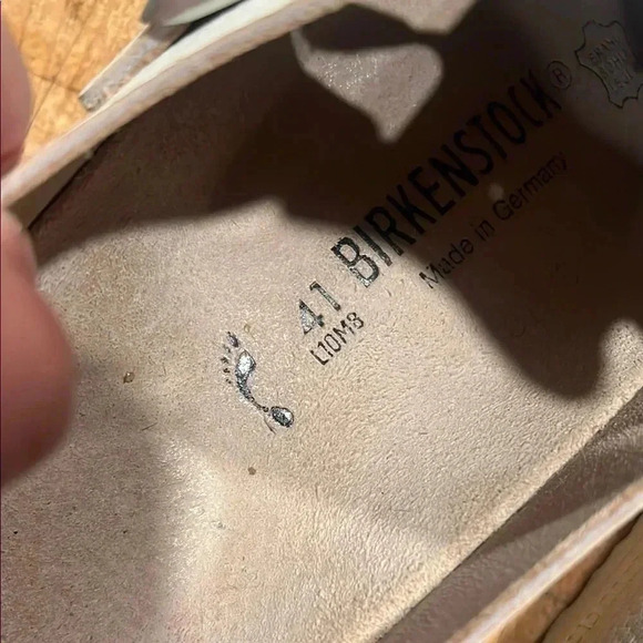 Birkenstock White Leather Clogs - Picture 7 of 7